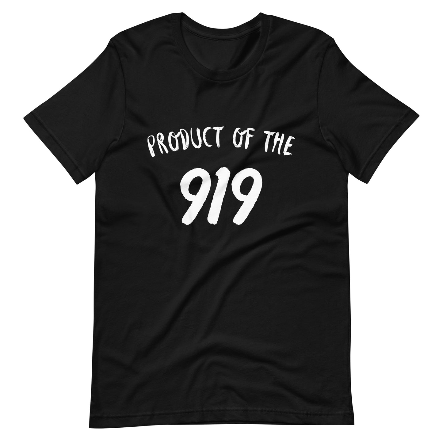 Product of the "919" Unisex t-shirt