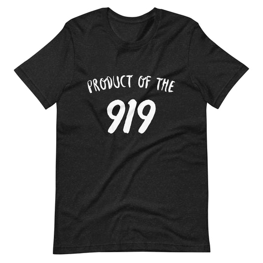 Product of the "919" Unisex t-shirt