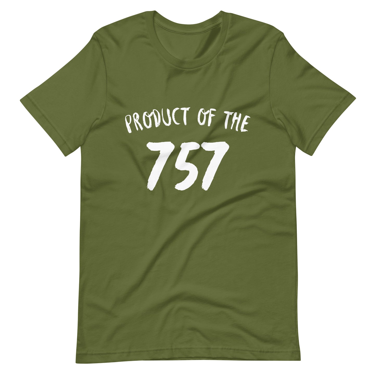 Product of the "757" Unisex t-shirt