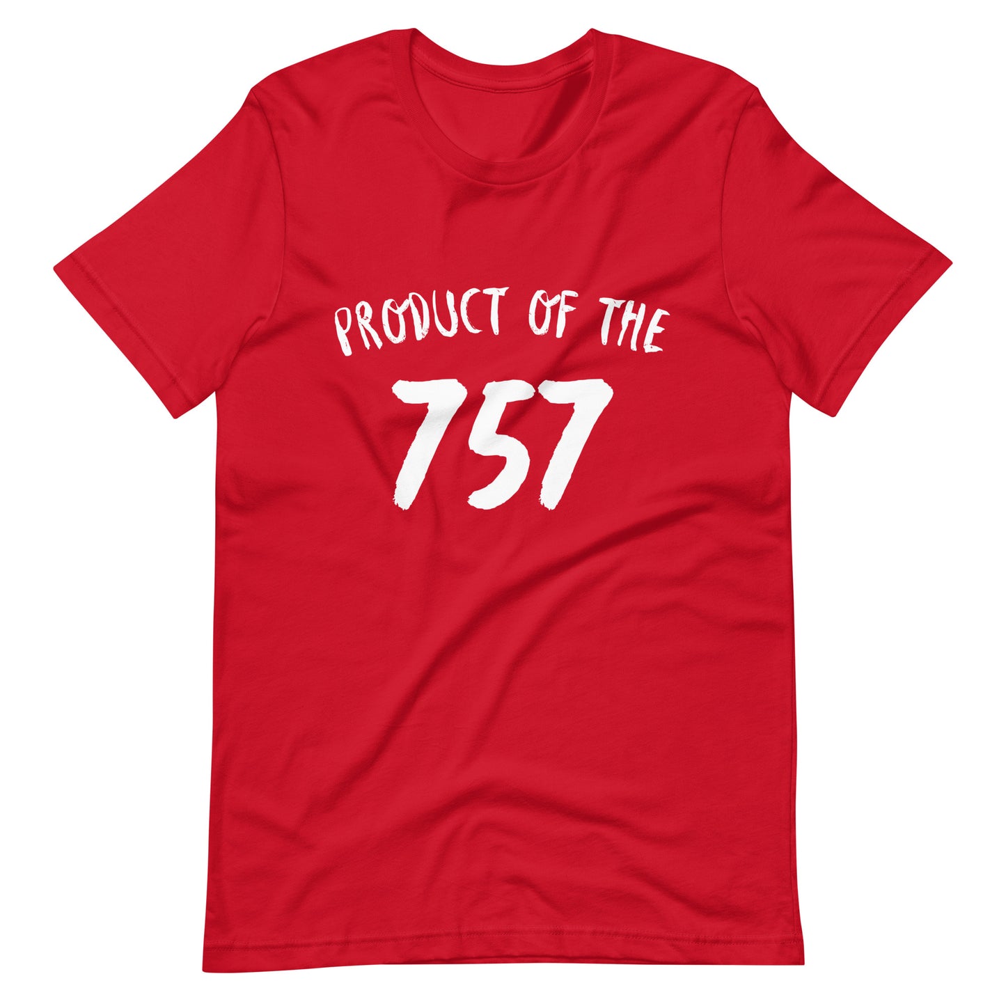 Product of the "757" Unisex t-shirt