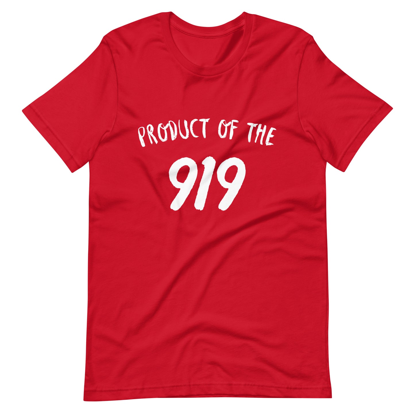 Product of the "919" Unisex t-shirt
